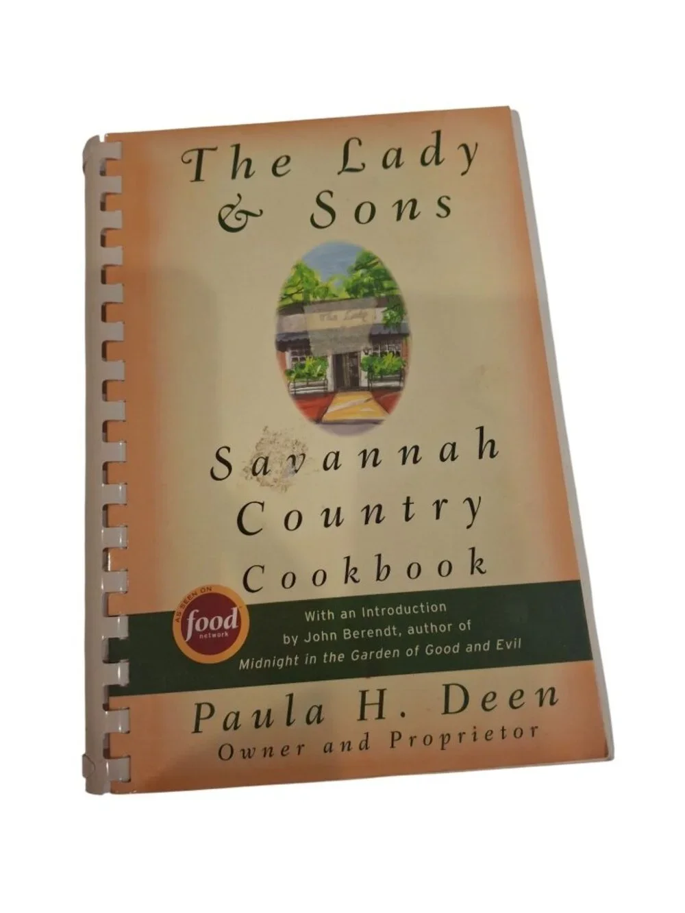 Paula Deen Lady & Sons Savannah Country Cookbook 1998 Spiral Southern Recipes